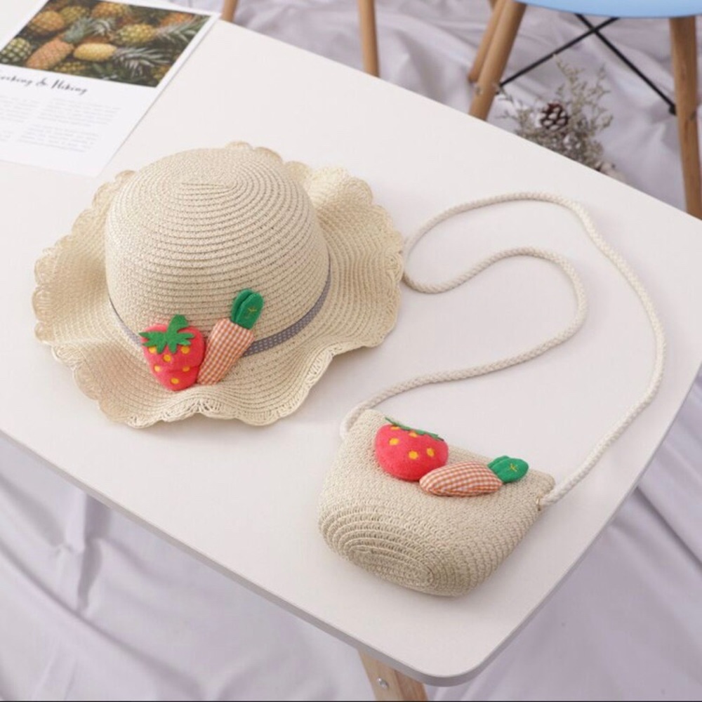 Girl/Child/Toddler Hat & Matching Shoulder Purse
